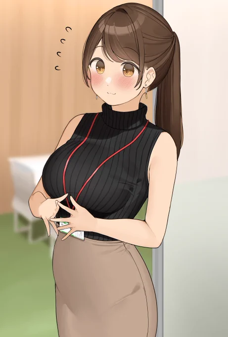 何かに気付いてほしいOLちゃん