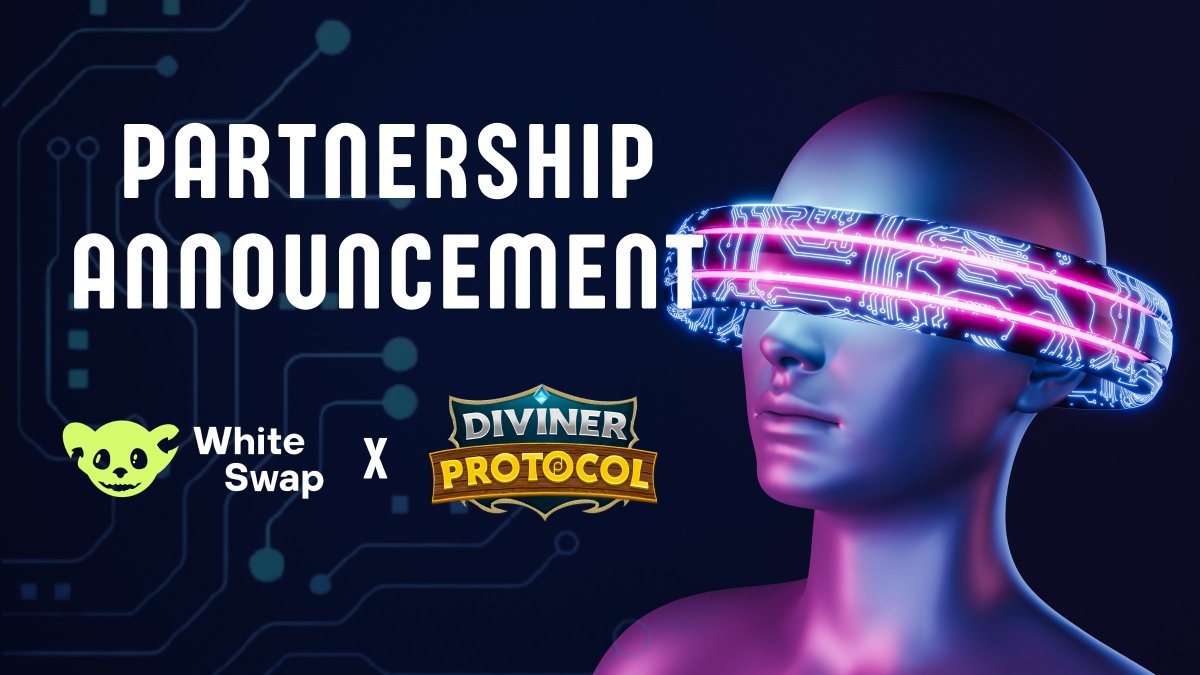 WhiteSwap_Asia's tweet photo. We are glad to announce partnership with @DivinerProtocol
 
Diviner Protocol aims to build up a metaverse "Diviner Harbour City" that offers users a diversified &amp; gamified Play-to-Earn Ecosystem.

More collaboration details will announce! Let's build #Web3 together! https://t.co/z6yPG90cuS