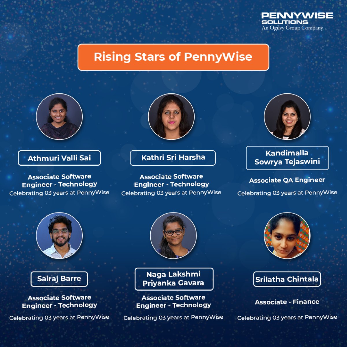 PWSTechDesk's tweet photo. Join us in raising a toast to our shining stars as we commemorate their work anniversaries! Here's to the goals achieved and the memories we hold close to our hearts.

#PennyWise #PennyWiseSolutions #WorkAnniversary #CelebratingSuccess #Anniversary #Teamwork https://t.co/mALxj7iT2l