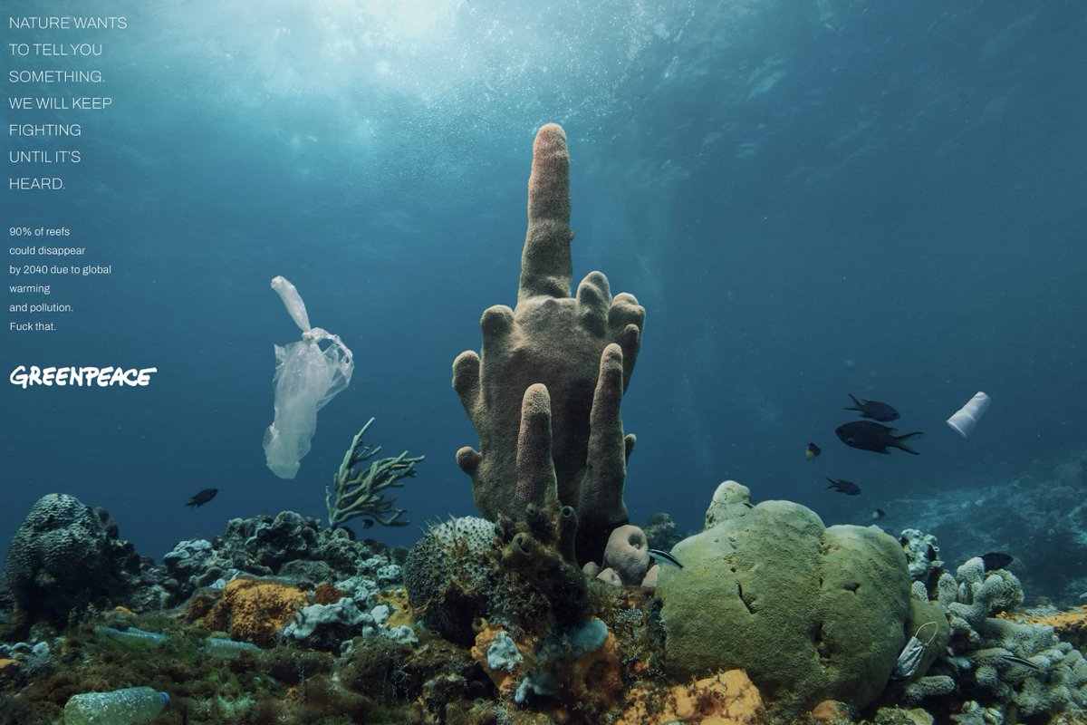 creapills's tweet image. "La Nature a quelque chose à vous dire"

Greenpeace par l'agence BBDO Chile