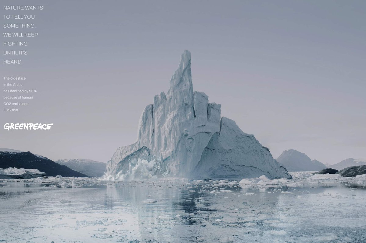 creapills's tweet image. "La Nature a quelque chose à vous dire"

Greenpeace par l'agence BBDO Chile