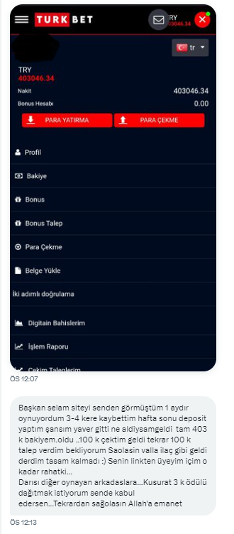 Ayın son gününden mis gibi Dm :):)

Bir üyem hafta sonu deposit yapıyor. 403 K bakıye yapmış. 100-100 cekıyormus :) Kusurat 3 k dağıtmak istiyor  :) Ne dersiniz dağıtalım mı :) 

O zaman Bu twiti RT eden 10 Kişiye 3k değil 5 k dağıtalım :):)

Çok sevınıyorum böyle kazananlara