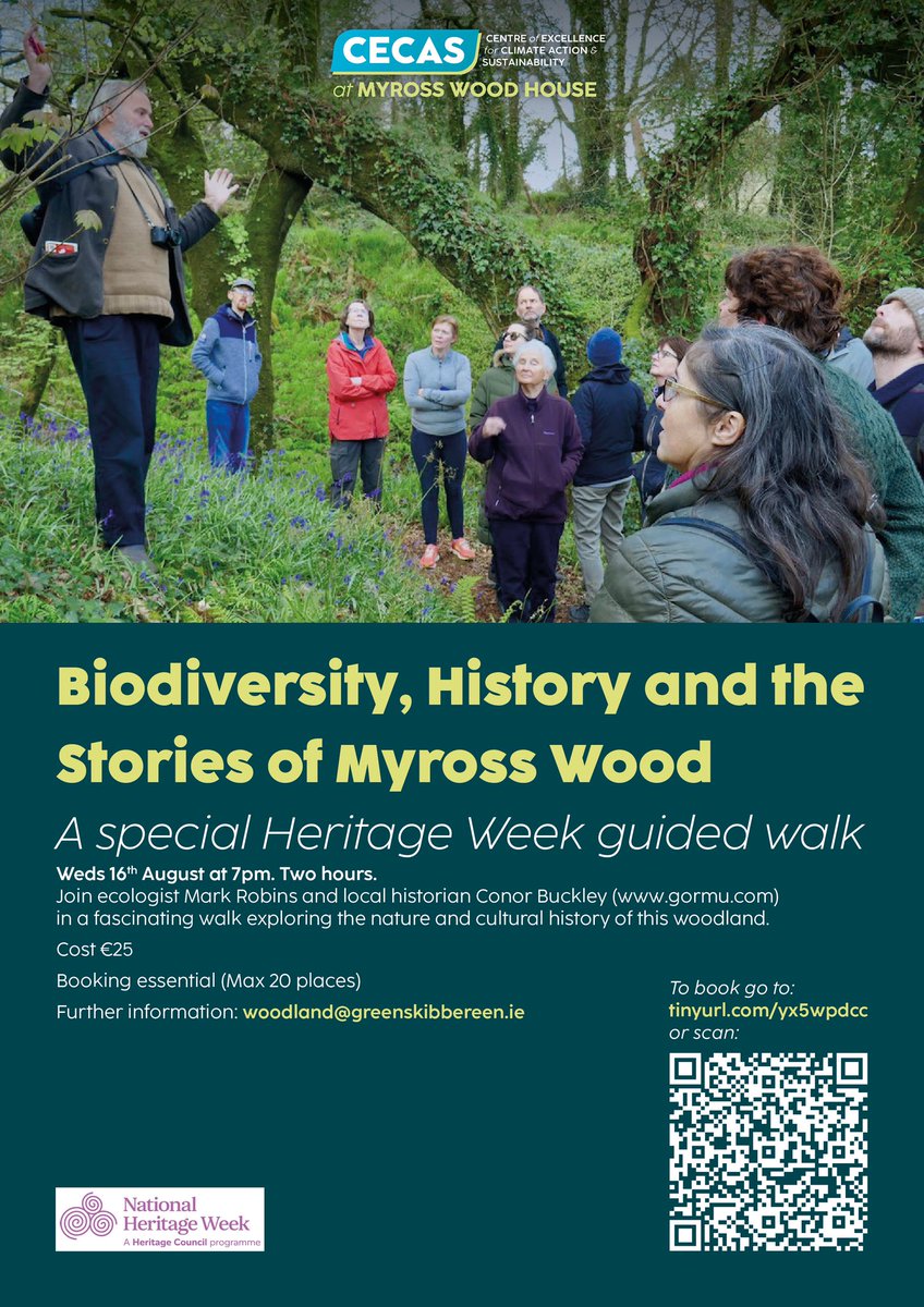 This is going to be great ⬇️

History, stories, biodiversity &amp; beauty of #MyrossWood.

<a href="/cecas/">Cecas Rapha</a> #Leap #WestCork #HeritageWeek 

Booking essential - via <a href="/cecas/">Cecas Rapha</a> website.