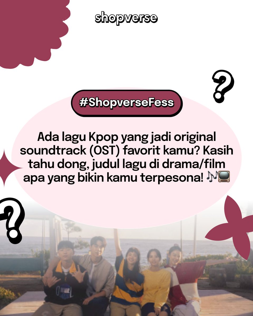 shopverse_id's tweet photo. Mimin lagi gabut mau nonton kdrama neh~ Kasih rekomendasi donggg yang OST nya mantul🤩

---
Jajan merch #JaminanTermurah di SV🫶
✅DP 25% doang
✅Freeongkir!

#shopversefess #kpopmerchmurah #kpopmerch https://t.co/pJy5hNcDfy