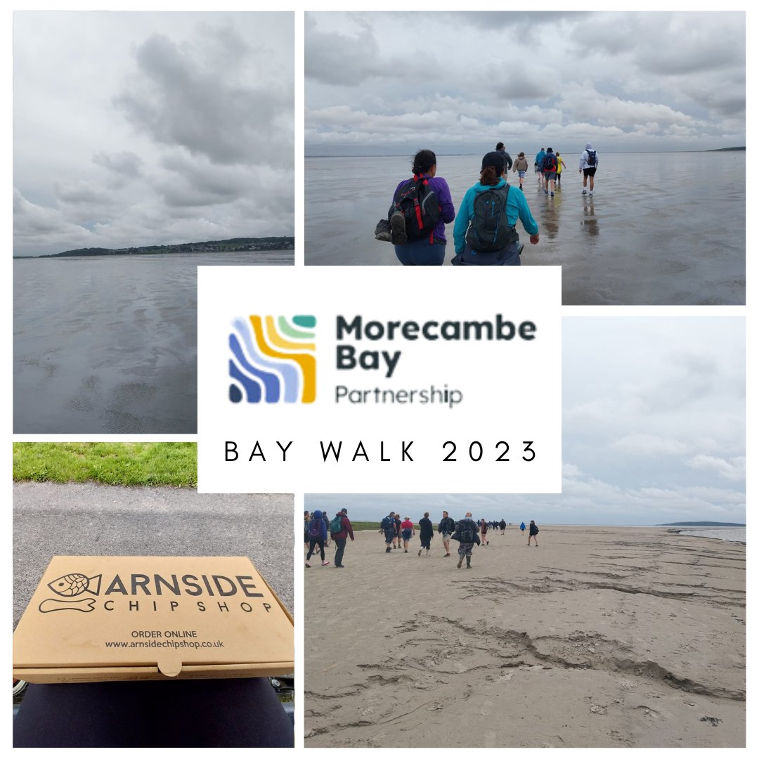 BayApparelGOS's tweet photo. Such a great day yesterday doing our first bay walk with @M_Bay ! Thank you to Guide over Sands Trust and Arnside Chip Shop for fuelling the walk! 😁😋

#morecambebay #cumbria #keepmorecambebayspecial #seizethebay

https://t.co/EBghZ16ueV https://t.co/Tg6KX9LSEV