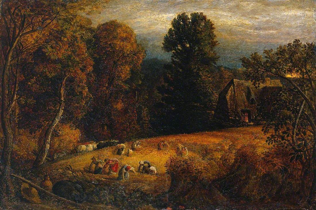 It’s almost August…🌾

The Gleaning Field  1833
Tempera on mahogany board
<a href="/Tate/">Tate</a>

#SamuelPalmer