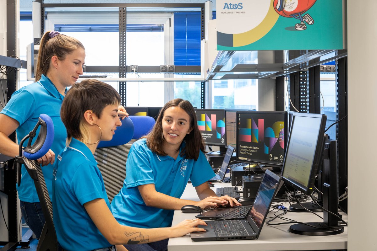 rlbermejo's tweet photo. The official countdown to the Olympic Games #Paris2024 has started! 🤩 ⏳ 
With 1 year to go, we are excited to be providing the core IT systems such as the management of accreditations and the official results service. 
Discover more about the #AtosTeam ➡️https://t.co/CcsxBBD4Nq https://t.co/qTqVgqMTwX