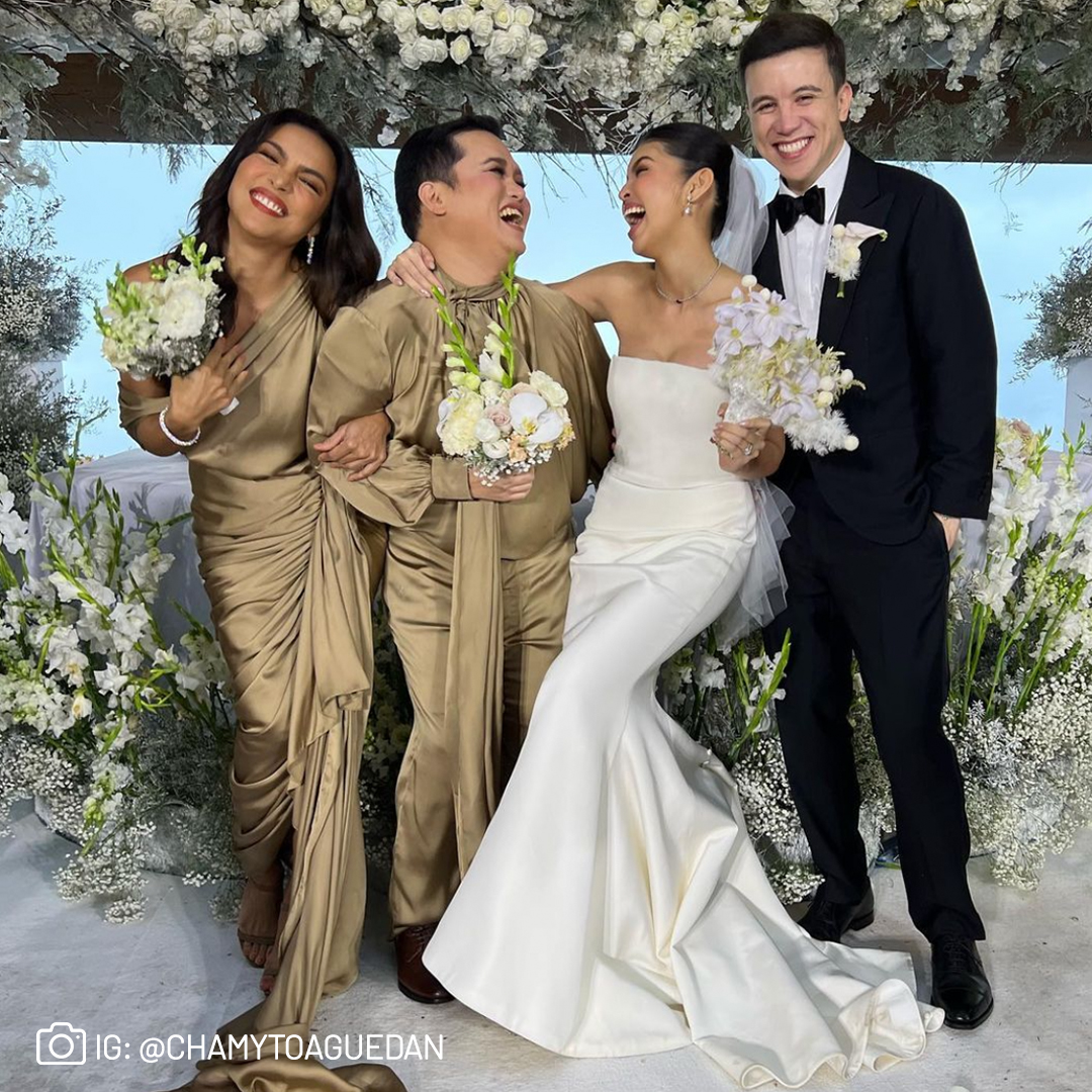 FeelGoodSaBuko's tweet photo. Hindi pa kami maka-move on! #WeddingGoalsAchieve ang Bestie Maine at #WeddingEntourageGoals naman kina Bestie Chamy at Chichi! 

 #MaineGoals 
Lunes - Biyernes | 8PM sa BuKo #FeelGoodSaBuKo https://t.co/yMTf5wvGZ2