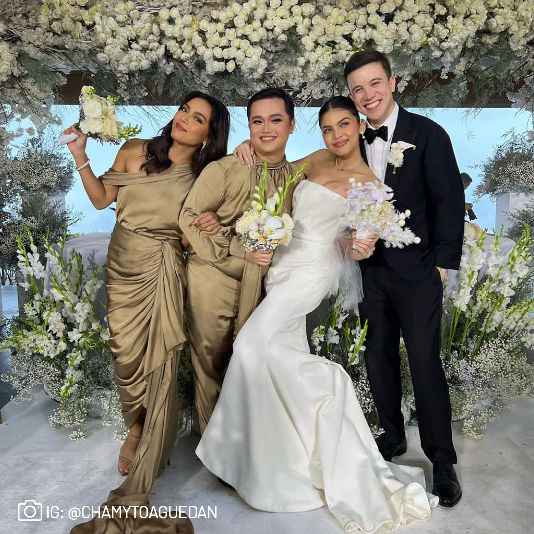 FeelGoodSaBuko's tweet photo. Hindi pa kami maka-move on! #WeddingGoalsAchieve ang Bestie Maine at #WeddingEntourageGoals naman kina Bestie Chamy at Chichi! 

 #MaineGoals 
Lunes - Biyernes | 8PM sa BuKo #FeelGoodSaBuKo https://t.co/yMTf5wvGZ2