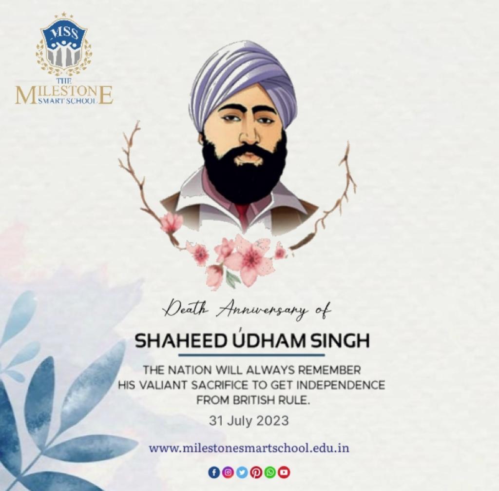 DlfMilestone's tweet photo. Shaheed E-Azam Udham Singh should be remembered not only as a martyr who avenged the JallianwalaBagh massacre but also as a universalist radical who championed cosmopolitan ideals of religious and class solidarity. #ShaheedUdhamSingh #DeathAnniversary #DLFColony #AmanBagh #Punjab https://t.co/aOVy1GPQGt