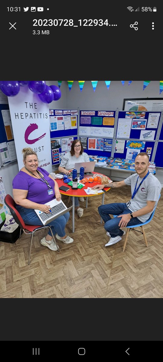 clintaskew1's tweet photo. World Hepatitis Day. @WithYouLincs encouraging prevention, diagnosis & treatment #gettested #gettreated #getcured ๐๐๐๐ @HepatitisCTrust @NottsLiverTeam https://t.co/3hUo3q7qtQ