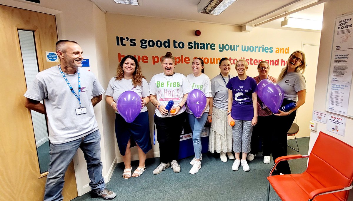 clintaskew1's tweet photo. World Hepatitis Day. @WithYouLincs encouraging prevention, diagnosis & treatment #gettested #gettreated #getcured ๐๐๐๐ @HepatitisCTrust @NottsLiverTeam https://t.co/3hUo3q7qtQ