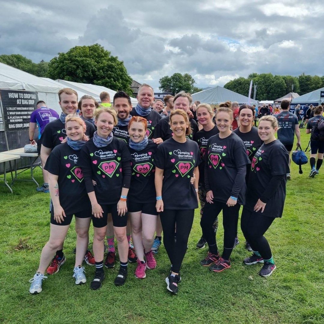 pumpinghearts's tweet photo. Here are the BEFORE and AFTER pictures of our marvellous team who took on the Yorkshire Tough Mudder over the weekend! 🏃‍♀️ 🏃‍♂️ Join us in congratulating everyone for their amazing efforts and please consider supporting their fundraiser 👇 
https://t.co/NzH1VQMViP https://t.co/ttusRrLDUv