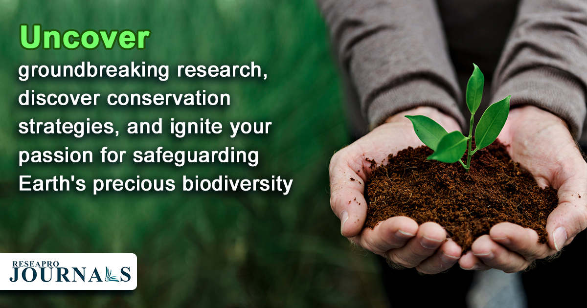 ReseaproJEC's tweet photo. Embark on a transformative journey through the Journal of Ecology and Conservation, where Science meets Stewardship #newjournal #journalpublication #reseapro #reseaprojournals #ResearchScholar
#covering #publicationlaunch https://t.co/Dg2HeF3c9U