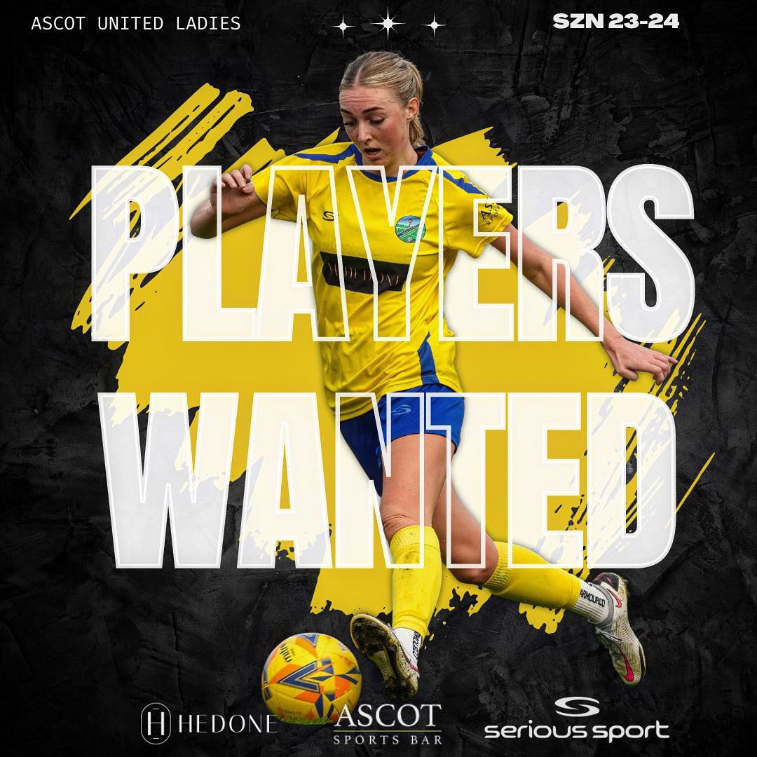 🆕 We’re looking to strengthen our Women’s First Team and our Phoenix Team for the 2023/24 season. 

Both teams will compete in the <a href="/SthRgnWFL/">SRWFL</a> at Tier 5 and 6. 

Use the link in the thread to register your interest. 

#WeAreAscot #UptheYellas