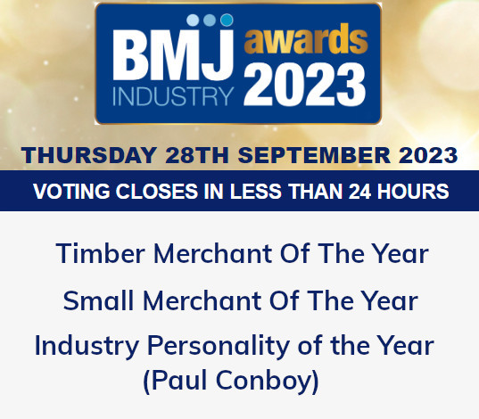 Today is your last chance to have your say. Voting ends tomorrow Click to vote today bmjindustryawards.co.uk/vote