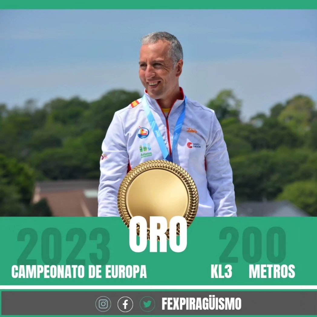 piraguismoextre's tweet photo. 💥 La oliventina @inesfelip y el emeritense Juan A. Valle se suben a lo más alto del podio, proclamándose 🏆Campeones de Europa🥇 🇪🇺 en Montemor O'Velho, Portugal 🇵🇹 https://t.co/H3WpJugOzw
