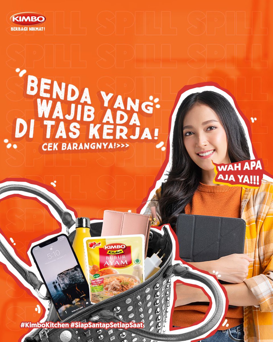 KimboIdn's tweet photo. Barang-barang ini kalo ketinggalan bisa bikin mood berantakan seharian sih. Apalagi kalo lupa bawa sarapan, auto lemes memulai kerja 😌

#Kimbo #KimboKitchen #SiapSantapSetiapSaat #NikmatBerkualitas #BerbagiNikmat #BikinSemuaHappy #LebihMengertiKeluarga https://t.co/x3QhjE6BTh