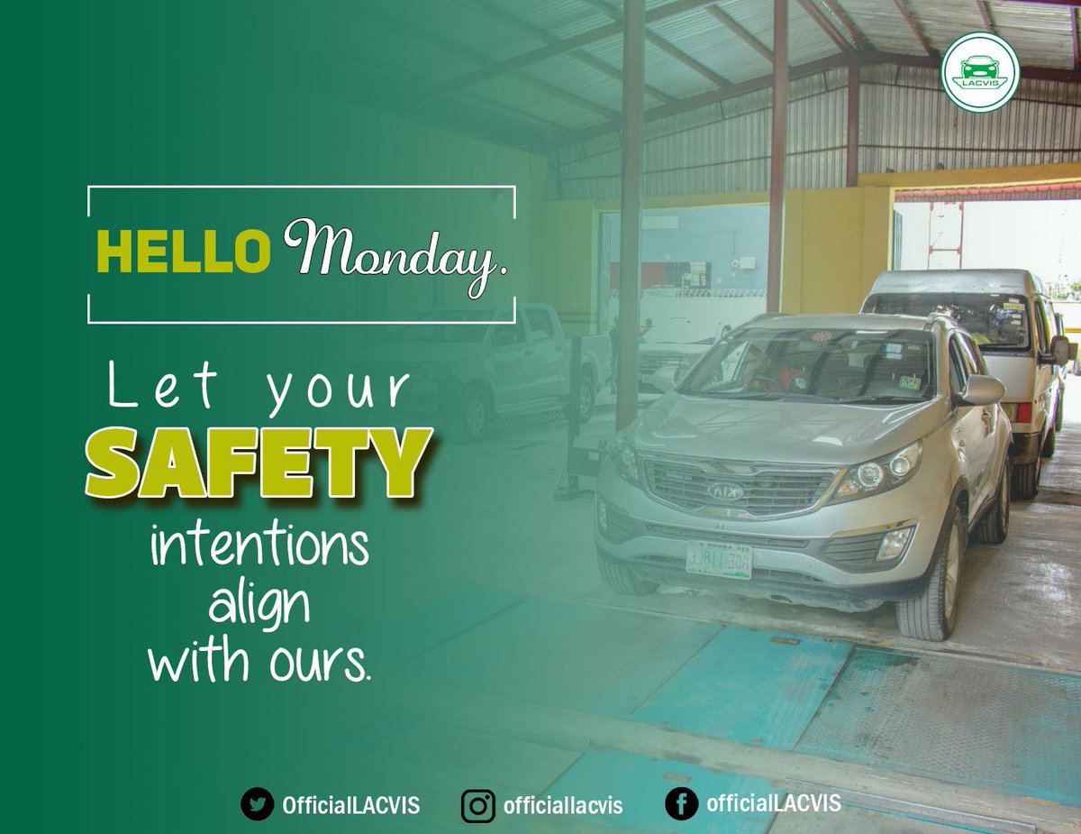OfficialLACVIS's tweet photo. It’s a new week. Let your safety intentions align with ours.
Stay tuned for more alignment insights this week.
#alighnment #inspection #car #motor https://t.co/RJzdyopqSI