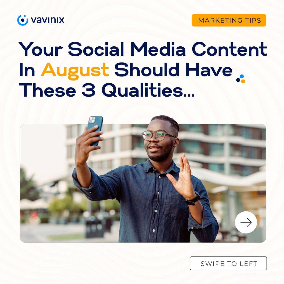 vavinixagency's tweet photo. ๐ ๐ Up your social media marketing game this August by incorporating these qualities into your content for maximum impact!
Follow @vavinixagency for more online marketing tips!๐
#socialmediacontent #digitalmarktingtips #onlinestores #realestate #business #XTwitter #RIPTwitter https://t.co/SJFtPJ3bEz
