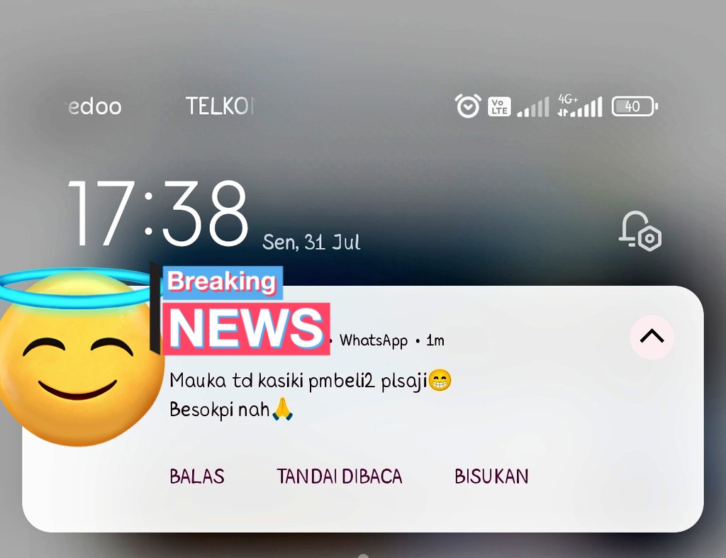 Lagi capek2nyaa tetiba dapat pesan seperti ini 😍😍