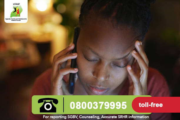 uyahf1's tweet photo. Experiencing depression or anxiety or you feel you need to inquire or talk to a health expert about sexual reproductive health, we are just a call away, dial💬our toll-free  #SUUBIHelpline on 0800379995 right now &amp; speak to a health expert or counselor. 

https://t.co/Z9X9zvcGRz https://t.co/VPrlSwpDiY