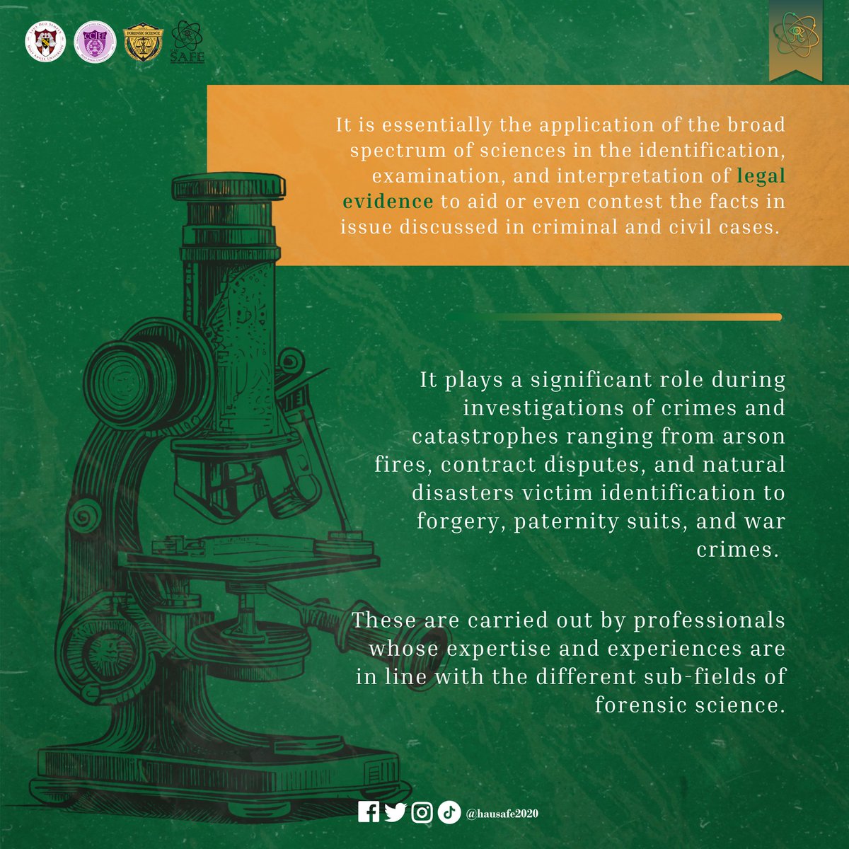 Student Association of Forensics and Enthusiasts tweet media