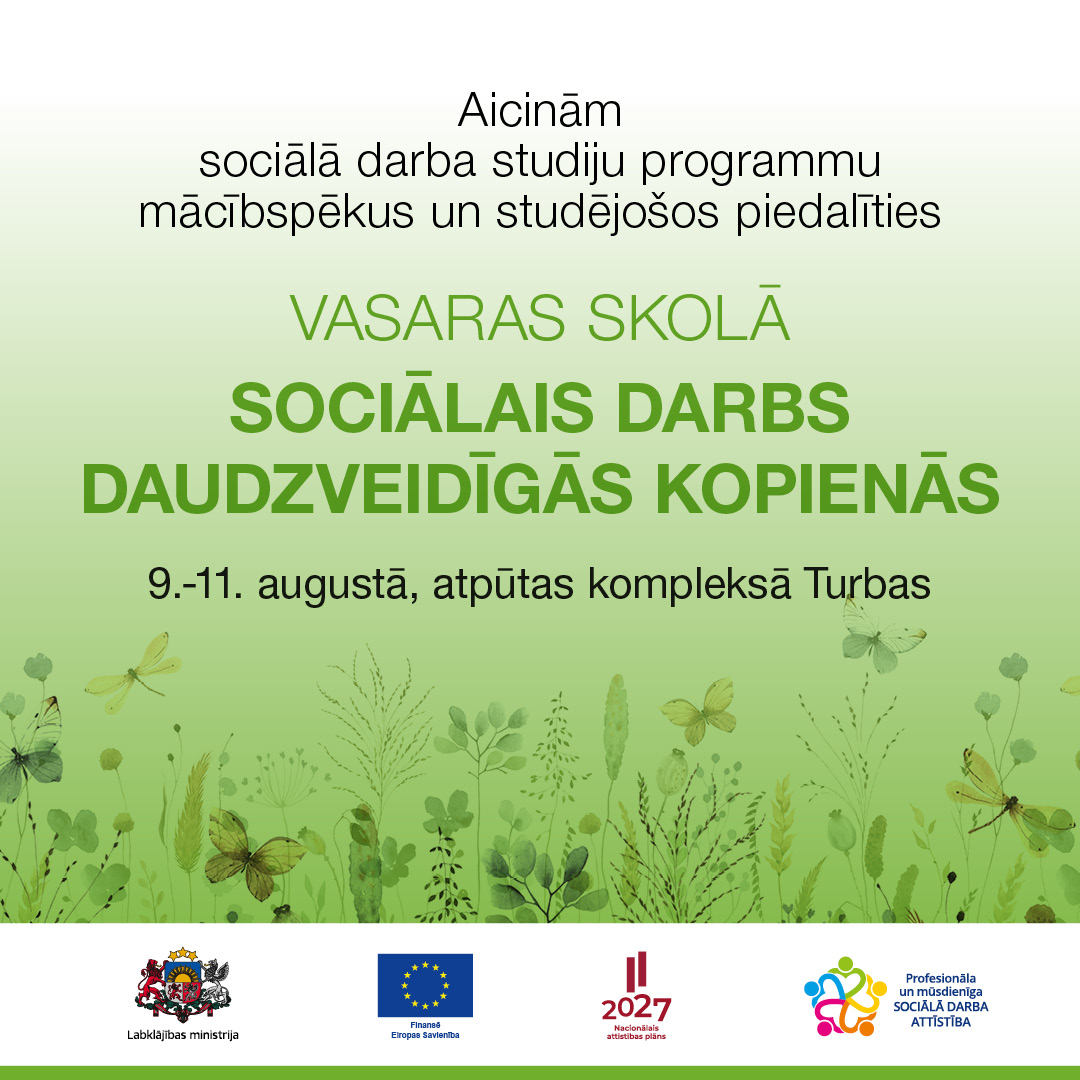 Lab_min's tweet photo. LM projekta "Profesionāla un mūsdienīga sociālā darba attīstība" ietvaros organizē vasaras skolu "Sociālais darbs daudzveidīgās kopienās".
Programma: https://t.co/XVGVuUqf9T
Reģistrēšanās:
https://t.co/lvIvOT8HOg
#LUSZF #rīgasstradiņauniversitāte #PSDF #latvijaskristīgāakadēmija https://t.co/JWDvrPLx9D