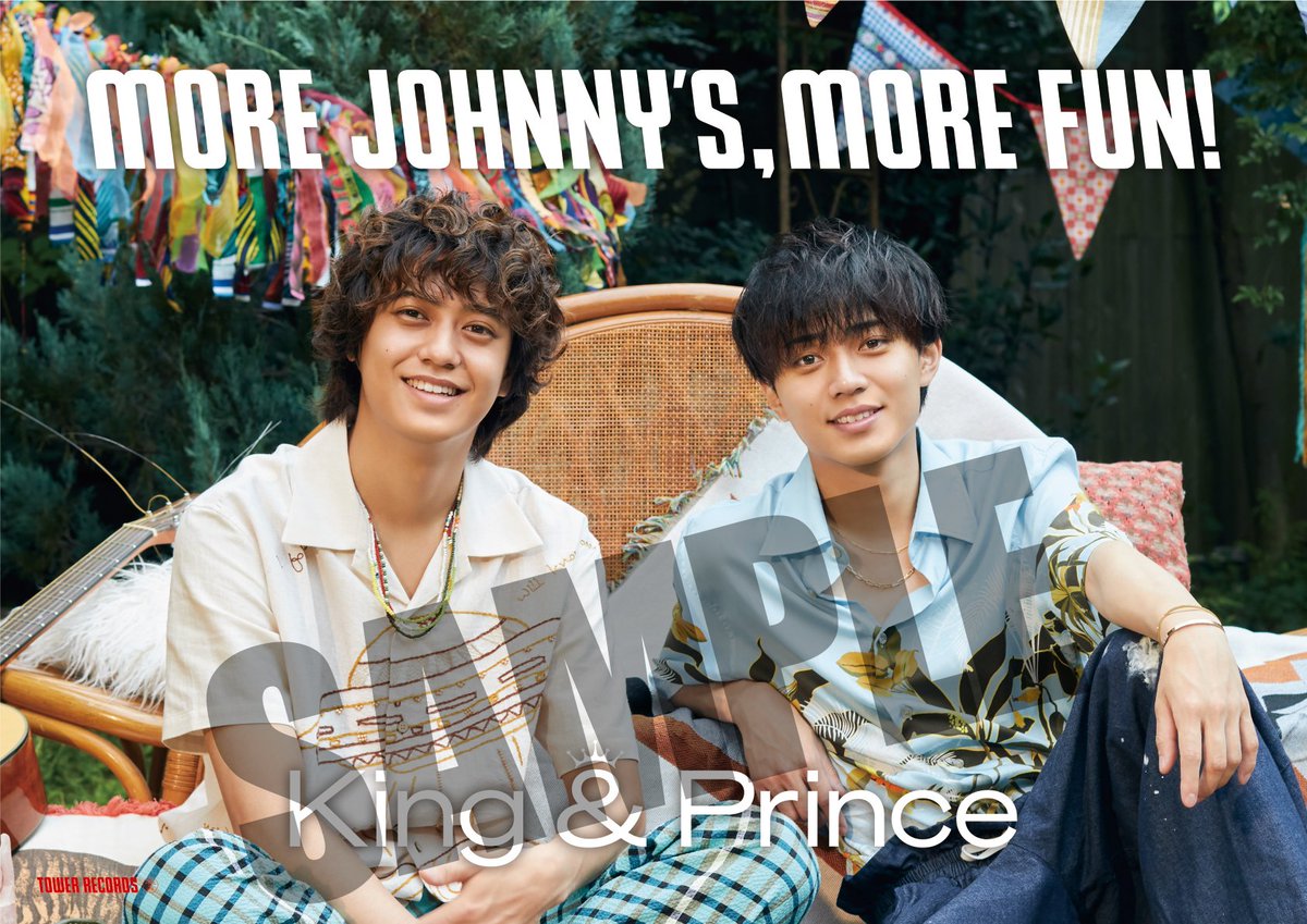 TOWERTAKASAKI's tweet photo. 【#MJMF 】

8月の"MORE JOHNNY’S MORE FUN！"に

✨NEWS✨
✨King ＆ Prince✨

が登場🙌🏻✨✨✨
8月1日より店内にポスター掲出します😍✨

8/9発売 NEWS『NEWS EXPO』
8/16発売 King ＆ Prince『ピース』

まだまだご予約受付中🎶ご予約も是非お待ちしてます😆✨
＃NEWS #KingandPrince #タワジャニ https://t.co/8saIBUXmSq