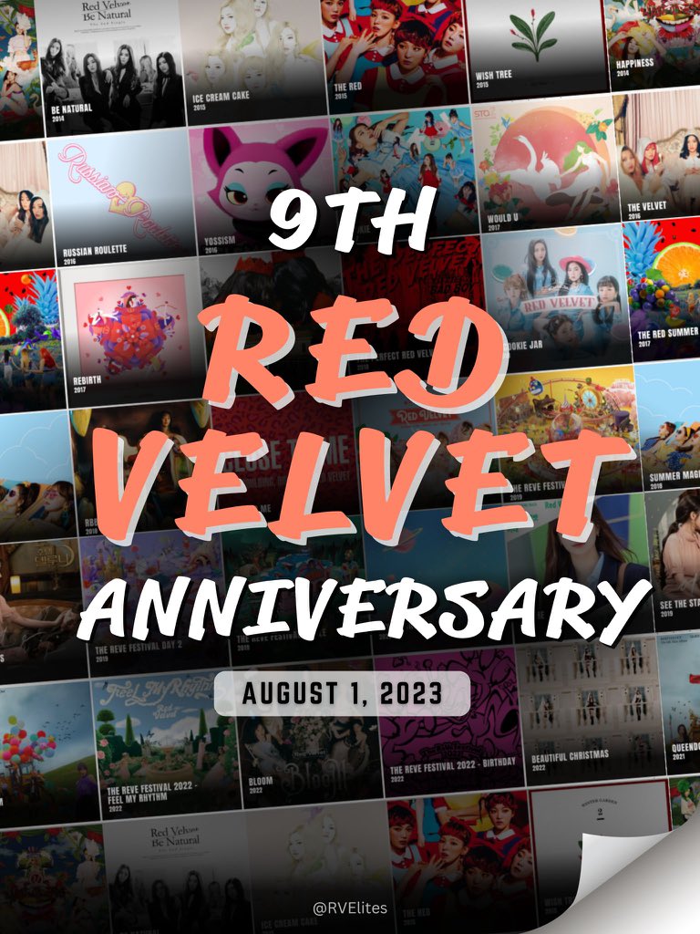 red_velvet_gall's tweet photo. 레드벨벳 데뷔 9주년 해시태그 이벤트

#️⃣OneOfThese9thForRedVelvet
#️⃣9주년도_레드벨벳이랑_가보자9

이따 자정부터 달려봐요 🥰 https://t.co/D22iiVprod