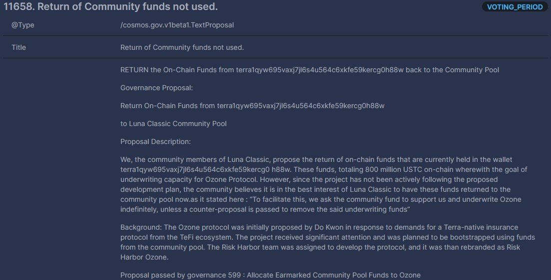 traderrocko's tweet photo. 🚨 $LUNC Prop 11658 is up for voting to return 800 million $USTC to go into the community pool. I would rather have this 800m USTC burned than send it to community pool where who knows what will happen to this fund!

Our USTC Quant team also support this burn which will support their USTC repeg initiatives, hopefully they put out a Prop to #BurnItAll 🔥