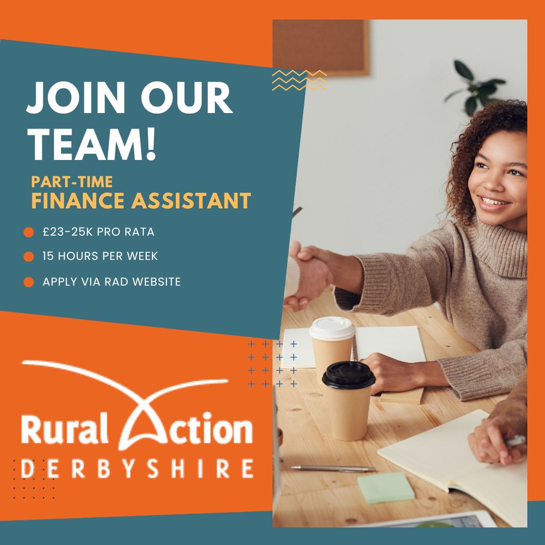APPLY NOW!

ruralactionderbyshire.org.uk/join-our-team

#job #jobhiring #jobandcareers #jobalert #vacancy #vacancynews #vacancyalert #vacancies #thirdsector #thirdsectorjobs