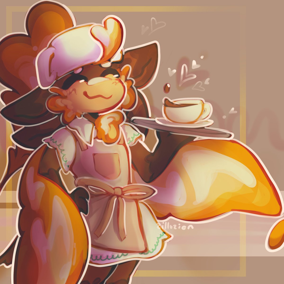 zilluzion's tweet photo. the cutest coffee avali at your service~! ☕️
☀️for @D4N1M1N31R0 https://t.co/vPOt1aOIOr