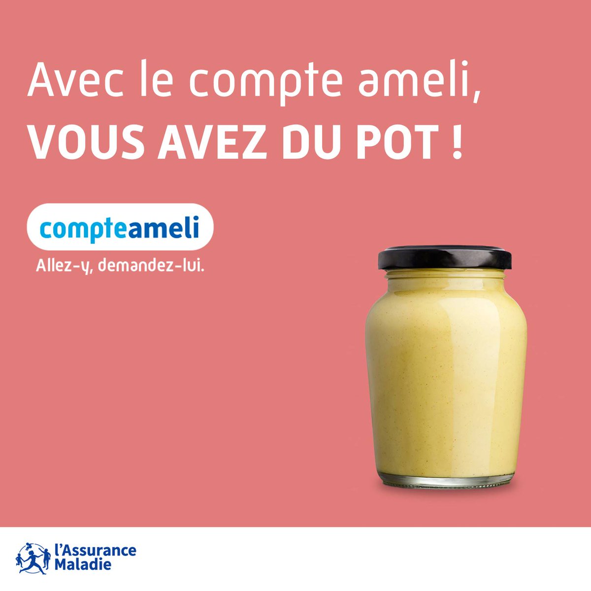 Cpam Côte-d'Or Actu (@cpam_21) on Twitter photo #CompteAmeli | Avec le compte ameli, vous avez du pot 🫙👉 Plus de 40 services disponibles 7j/7 et 24h/24 👉 Vos courriers dans la messagerie, dans la journée, sans délais postaux👉Un espace 100% sécurisé avec identifiant et mot de passe
 
En savoir ➕ : ameli.fr/cote-d-or/assu… #CompteAmeli | Avec le compte ameli, vous avez du pot 🫙👉 Plus de 40 services disponibles 7j/7 et 24h/24 👉 Vos courriers dans la messagerie, dans la journée, sans délais postaux👉Un espace 100% sécurisé avec identifiant et mot de passe
 
En savoir ➕ : ameli.fr/cote-d-or/assu…