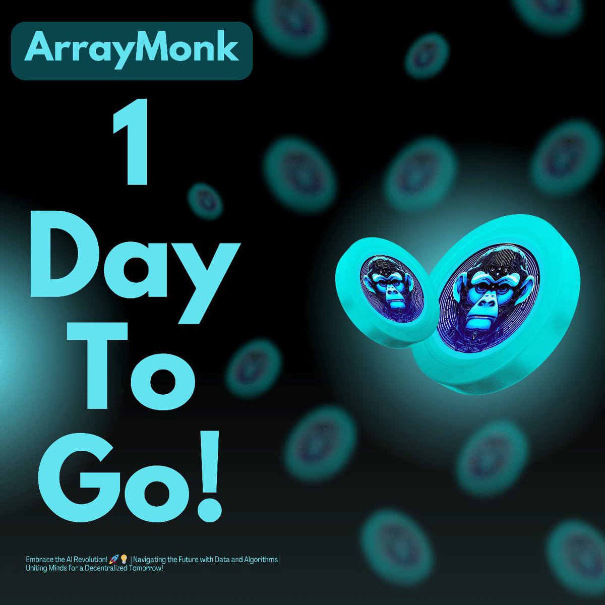 array_monk's tweet image. The anticipation is high! 🎉
Our big Presale of #ArrayMonk Tokens $AMK starts tomorrow.
Get your hands in early and enjoy lucrative benefits. ⭐️
#Presale #ICO #FairLaunch #August1st