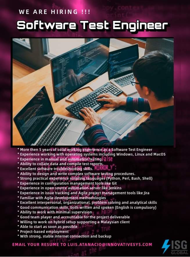 Louie_Otis's tweet image. #softwaretester #automationtester #ApplyNow