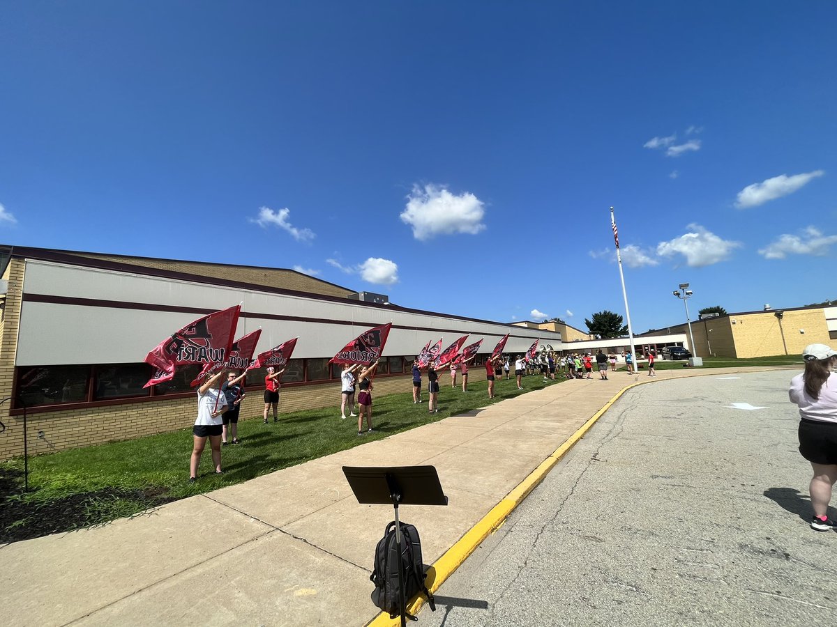 Happy First Day of Band Camp !!! #warriorproud #efstrong