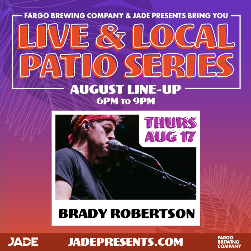jadepresents's tweet photo. Check out our upcoming August ✨Live &amp; Local Patio✨ shows at @fargobrewing! These events are FREE and for all ages to enjoy! For more info → https://t.co/3W5kc7MpIU
8.10 | DJ Dextrious 
8.17 | Brady Robertson
8.24 | Rachel Meyer 
8.31 | Abby Stugelmayer &amp; @Amanda_Grace3
