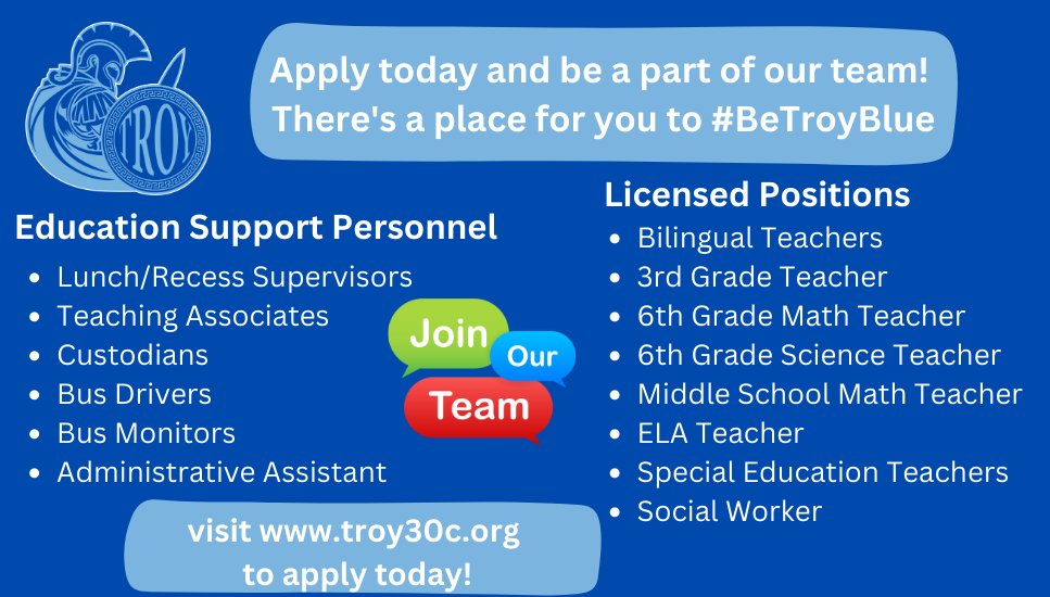 Troy School District 30C tweet media