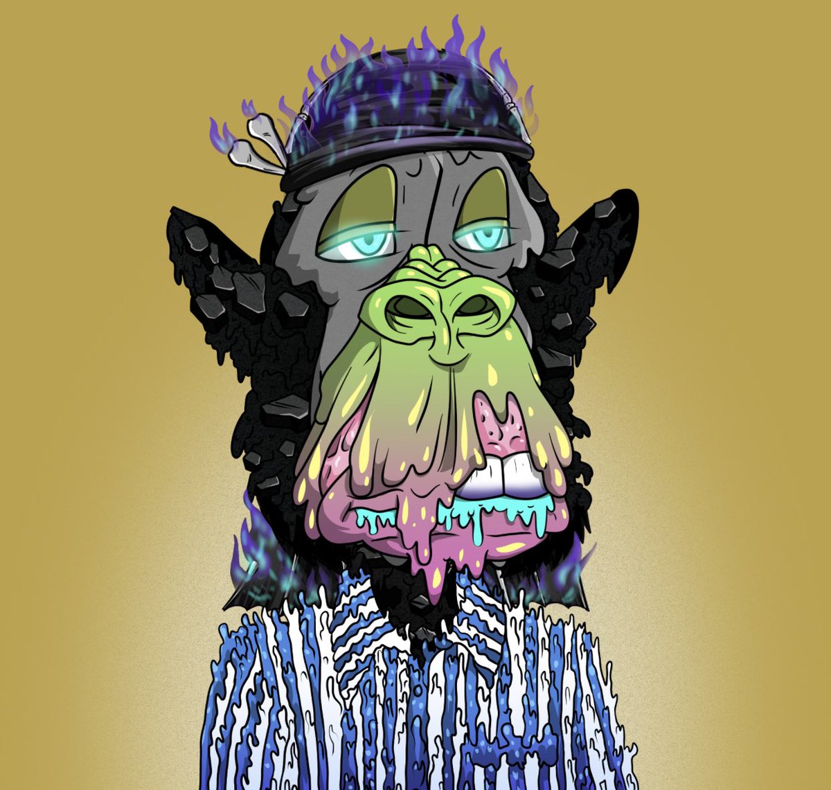 NickKimbrough10's tweet image. @Ape_NationNFT #MutationNation 🧪 V1s came to play! #MutationMonday