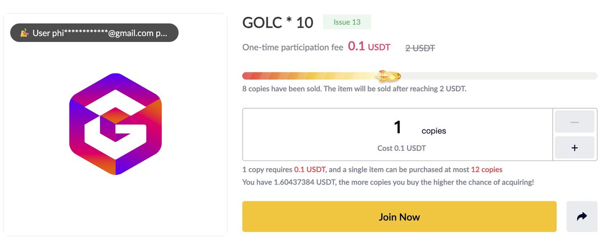 SuperexBr's tweet photo. $GOLC agora está online na #SuperEx1USDT!  🤩

Agarre a sua oportunidade e subscreva para ganhar 10 #GOLC por subscrição!

🚀 Até mesmo uma participação mínima de 0,1 USDT é aceita!  💫

Inscreva-se AGORA➡️https://t.co/U4JueNt2Tm https://t.co/q7GhOerAj5