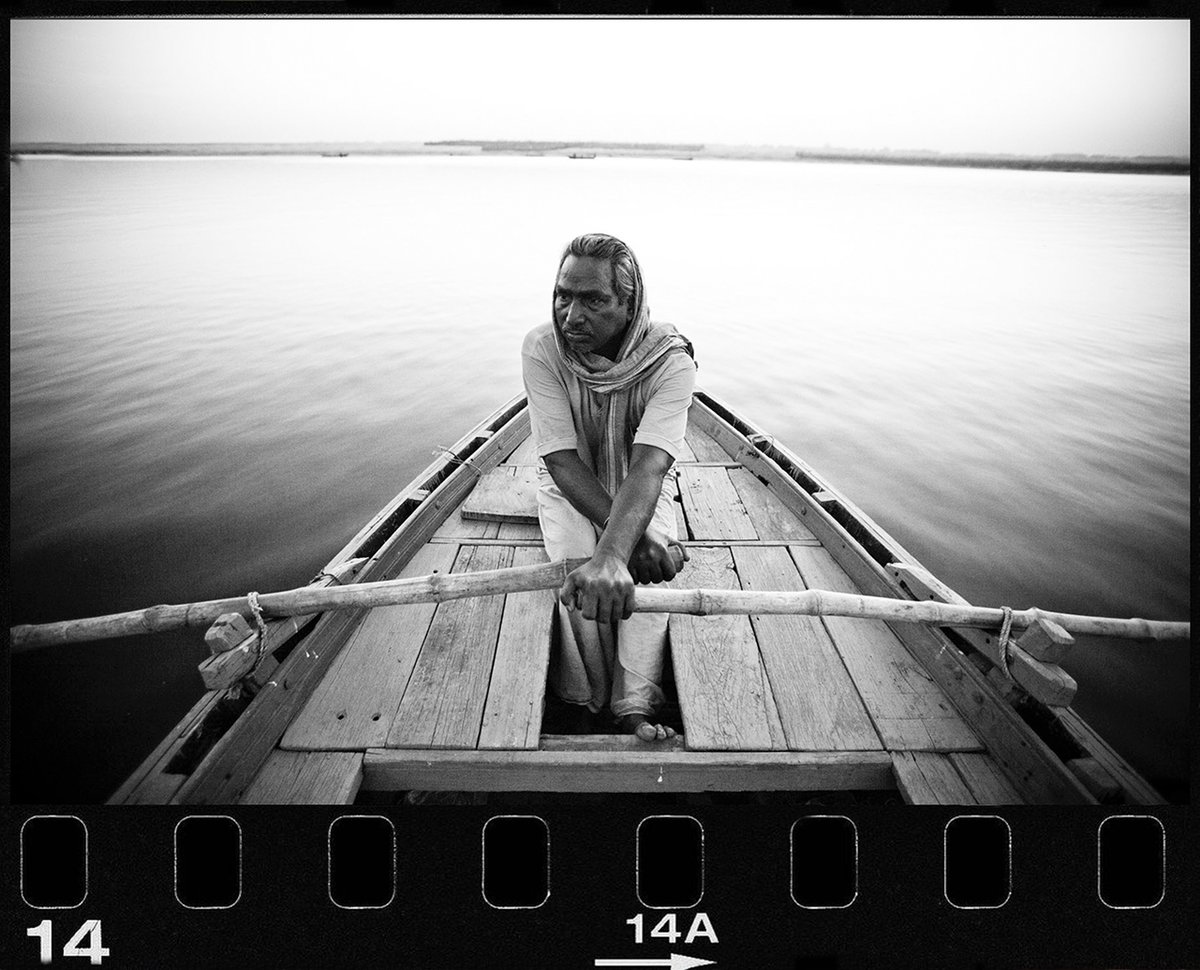 Ganges at sunrise with @jodyphoto. #blackandwhitephotography