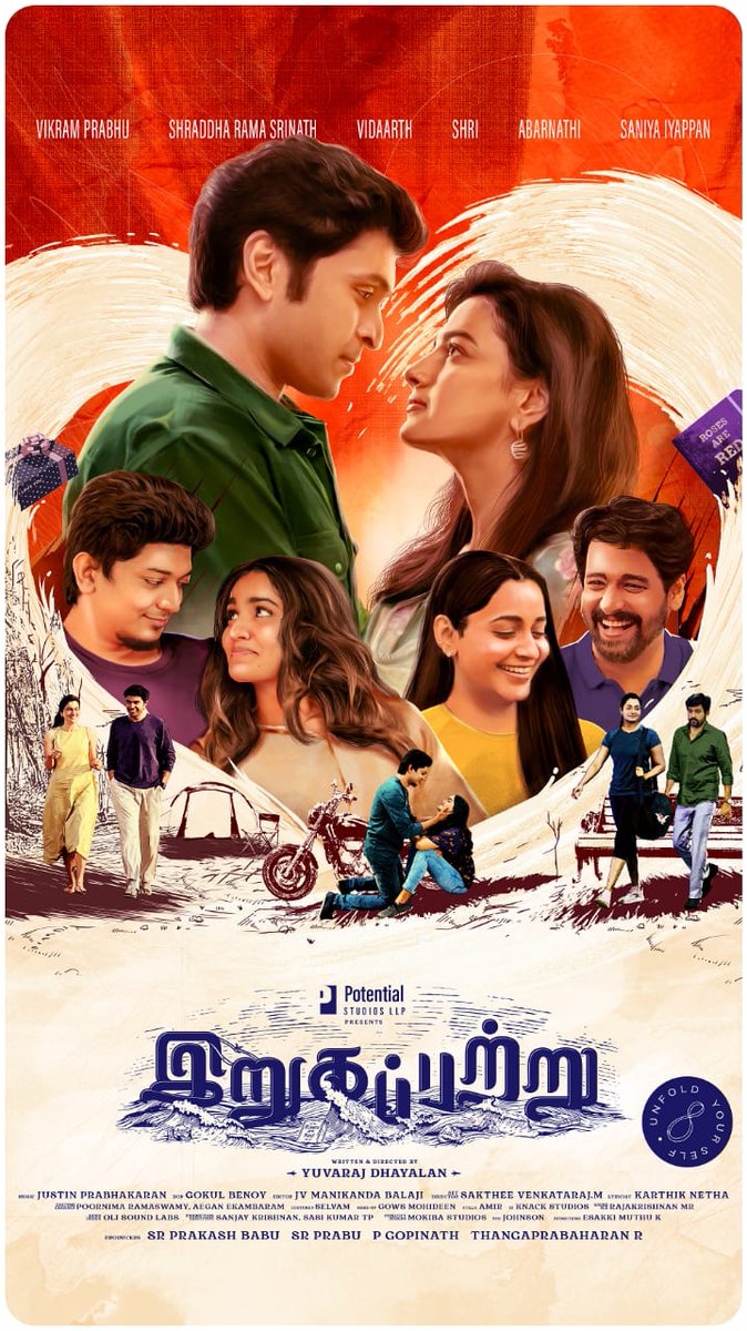 mysixercom's tweet photo. *Twitter*

Join the poignant journey of love and life in #Irugapatru. Revealing the awaited first look, this story follows three couples, navigating inevitable challenges, and seeking self-discovery to salvage their relationships.

@iamVikramPrabhu @Shraddhasrinath https://t.co/B9XvySkHoT