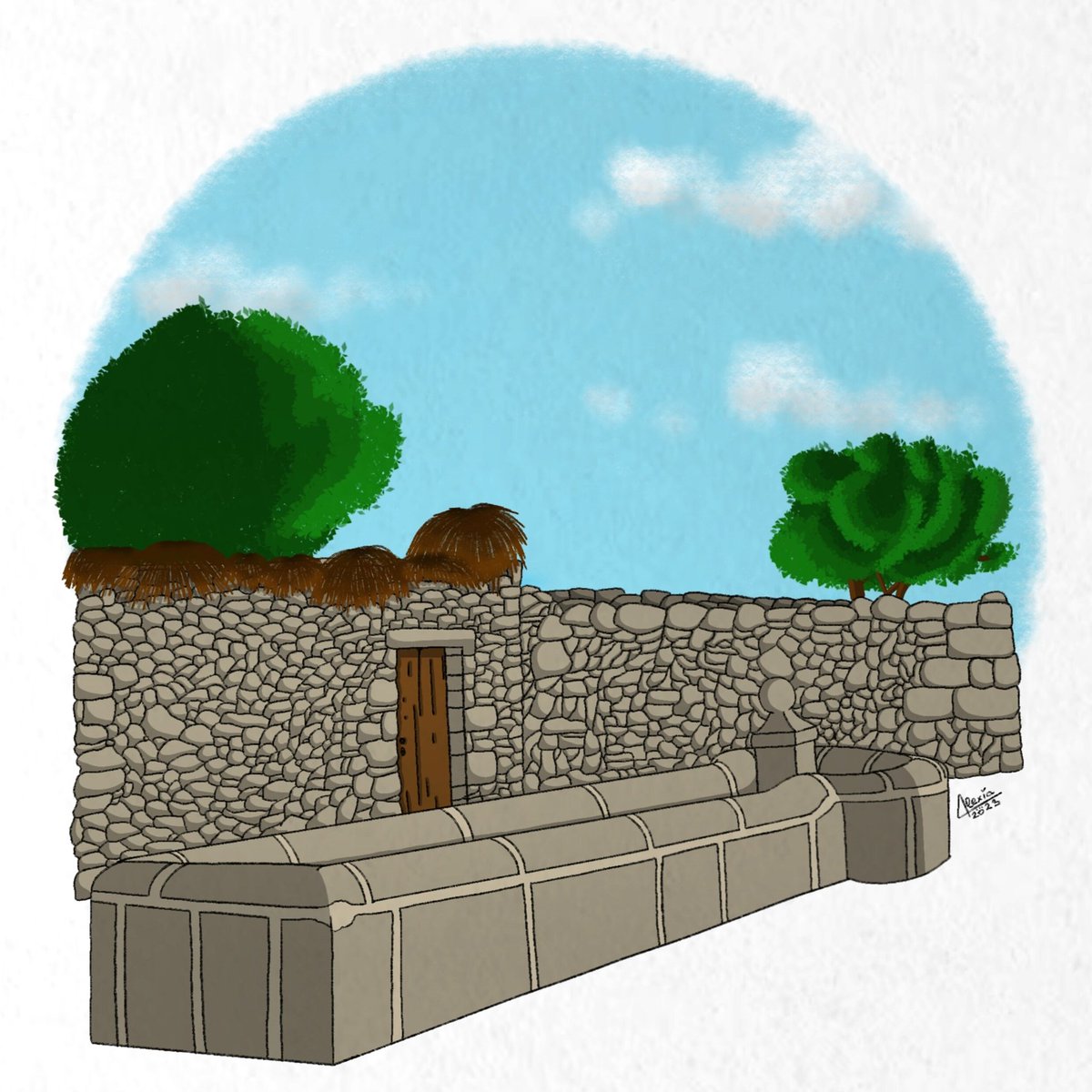 Alexiartdesign's tweet photo. Lagartera 🔔
.
.
.
.
.
.
.
.
.
.
#drawing #draw #dibujos #tradicional #pueblos #rural #retrato #dibujorealista #realistdrawing #illustration #realista #castillalamancha #lagartera #spain #ibispaintx #art #digitalart #instart #painting #digitalillustration https://t.co/wZLtFi3Acv