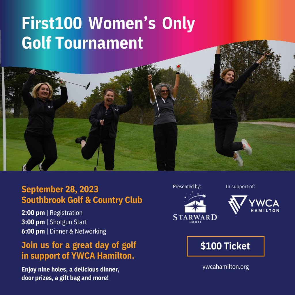 Alexis Petrovic (@alexispetrovic) on Twitter photo Calling all ladies ⛳️ <a href="/HamiltonPolice/">Hamilton Police</a> women are back at it for the 3rd Annual First 100 Women’s Only Golf Tournament in support of <a href="/YWCA_Hamilton/">YWCA Hamilton</a> We guarantee good times, laughter and some golf! 🏌️♀️ Thursday, September 28th <a href="/SouthbrookGC/">SouthbrookGC</a> Register👇🏼
ywcahamilton.akaraisin.com/ui/7B48D8673EA… Calling all ladies ⛳️ <a href="/HamiltonPolice/">Hamilton Police</a> women are back at it for the 3rd Annual First 100 Women’s Only Golf Tournament in support of <a href="/YWCA_Hamilton/">YWCA Hamilton</a> We guarantee good times, laughter and some golf! 🏌️♀️ Thursday, September 28th <a href="/SouthbrookGC/">SouthbrookGC</a> Register👇🏼
ywcahamilton.akaraisin.com/ui/7B48D8673EA…