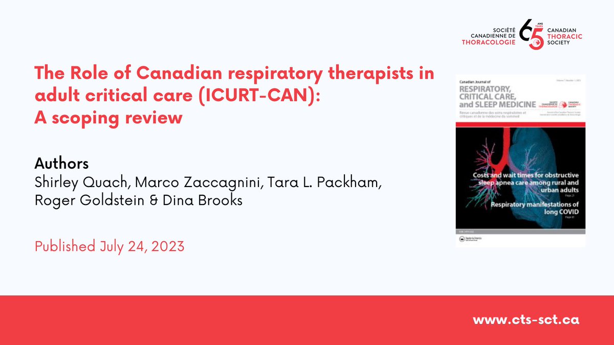 Catch up on the latest articles published in the CJRCCSM! Read here: doi.org/10.1080/247453…