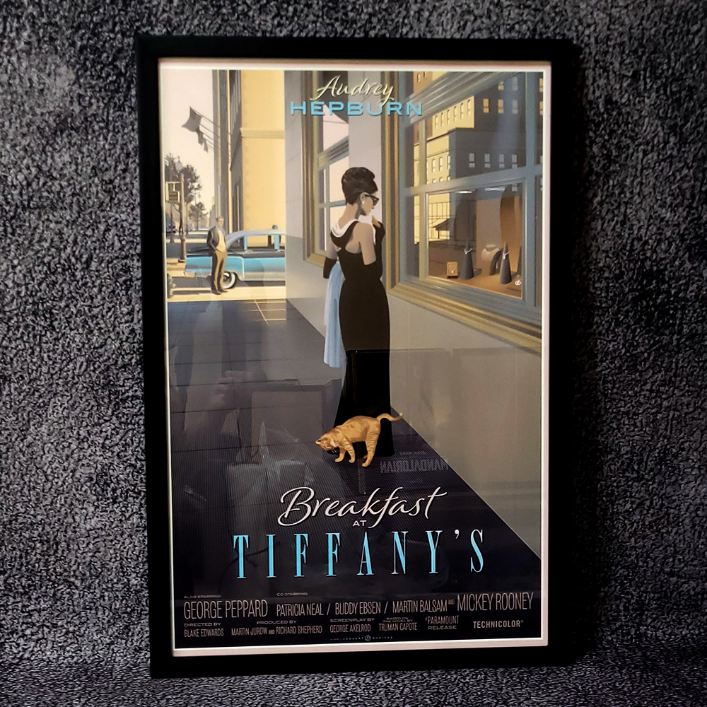 UauPosters's tweet photo. Esse é o pôster 40x60cm Breakfast at Tiffany's com a moldura preta e Vidro!

#uauposters #posters #decoração #quadros #quadrosdecorativos #filmes #seriados #series #arte #retro #rock #pop #arquitetura #design #designdeinteriores https://t.co/McHpbxV7Ly