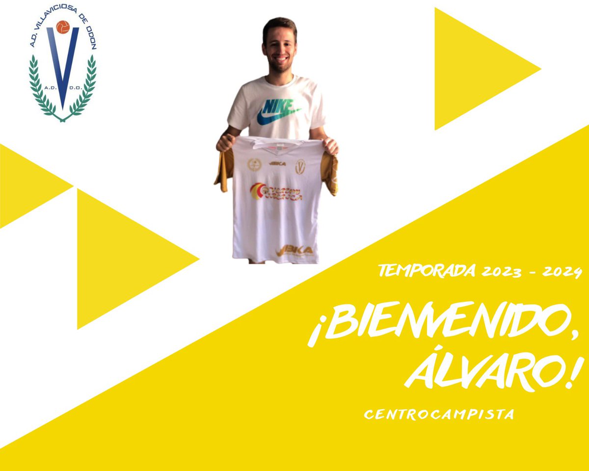 #FICHAJE 💛🤍

Álvaro Hernández Rol, nuevo jugador de la A.D. Villaviciosa de Odón 🤝

ℹ️ Mediocentro organizador e inteligente que aterriza en el Villa procedente del @cucvillalba de 3ªRFEF