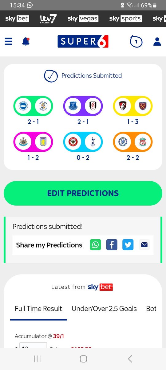 telraff70's tweet photo. @Super6 Good luck everyone!! It's back!! https://t.co/pntGFbm5BN