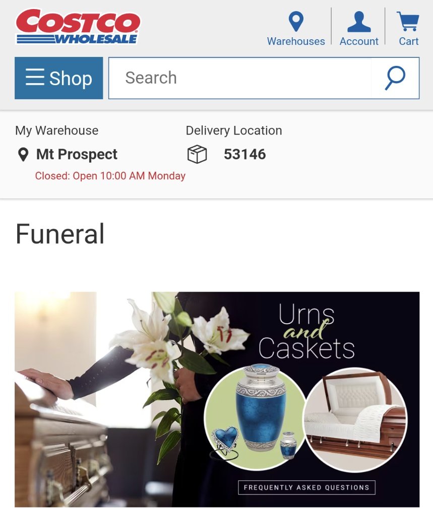 When I die put me in the Kirkland signature urn